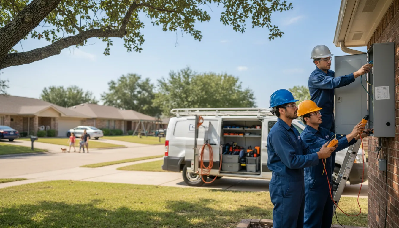 Certified electrician providing emergency electrical services in Jeromesville, OH